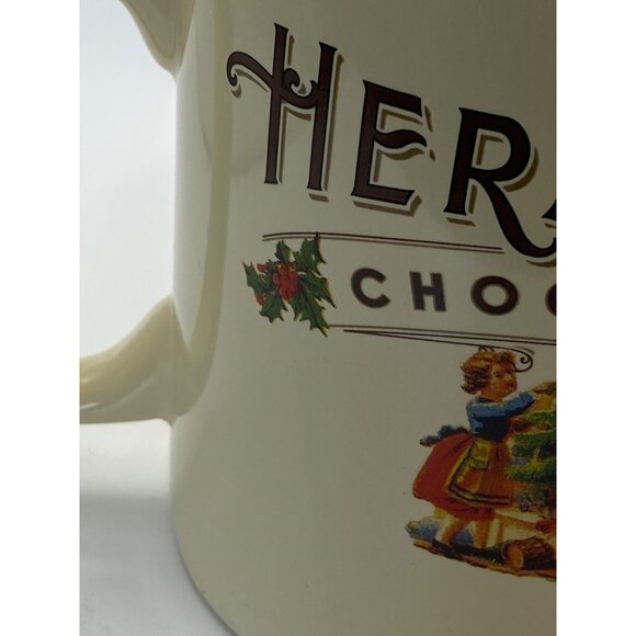 Hersheys Chocolate Christmasoversized  Mug With Vintage Holiday Scene - Picture 7 of 11
